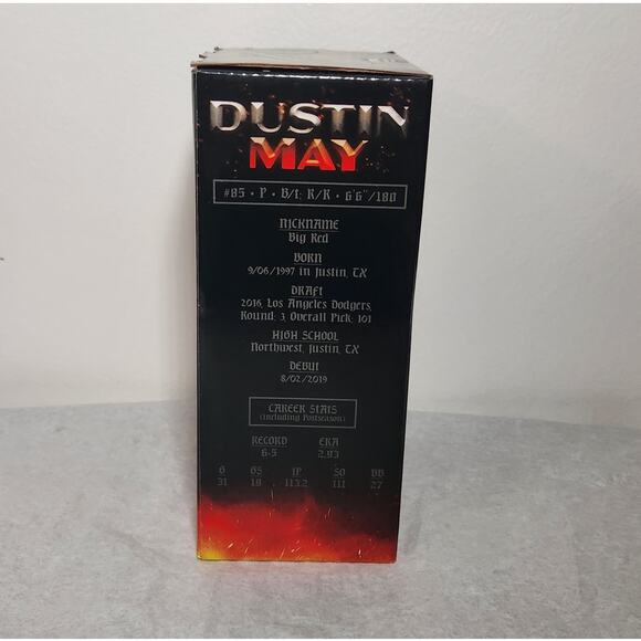 Los Angeles Dodgers Dustin May Big Red SGA Bobblehead 2022 Pre-owned - Picture 4 of 5